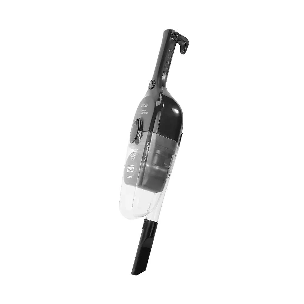 Aspirador de pó vertical ou portátil pas1600p 1450w philco preto filtro turbo ciclone 220v