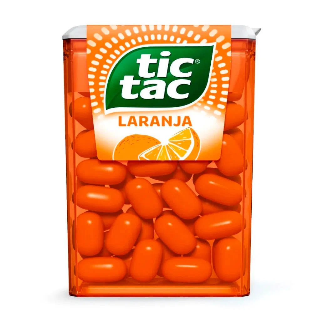 Pastilha Tic Tac Laranja 14,5g