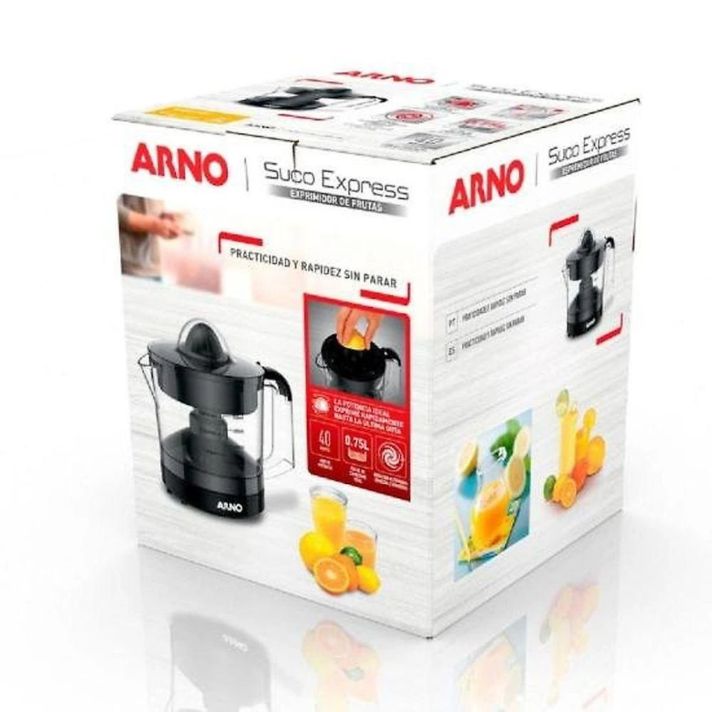 Espremedor De Frutas Arno Express 40w 750ml Preto 110V