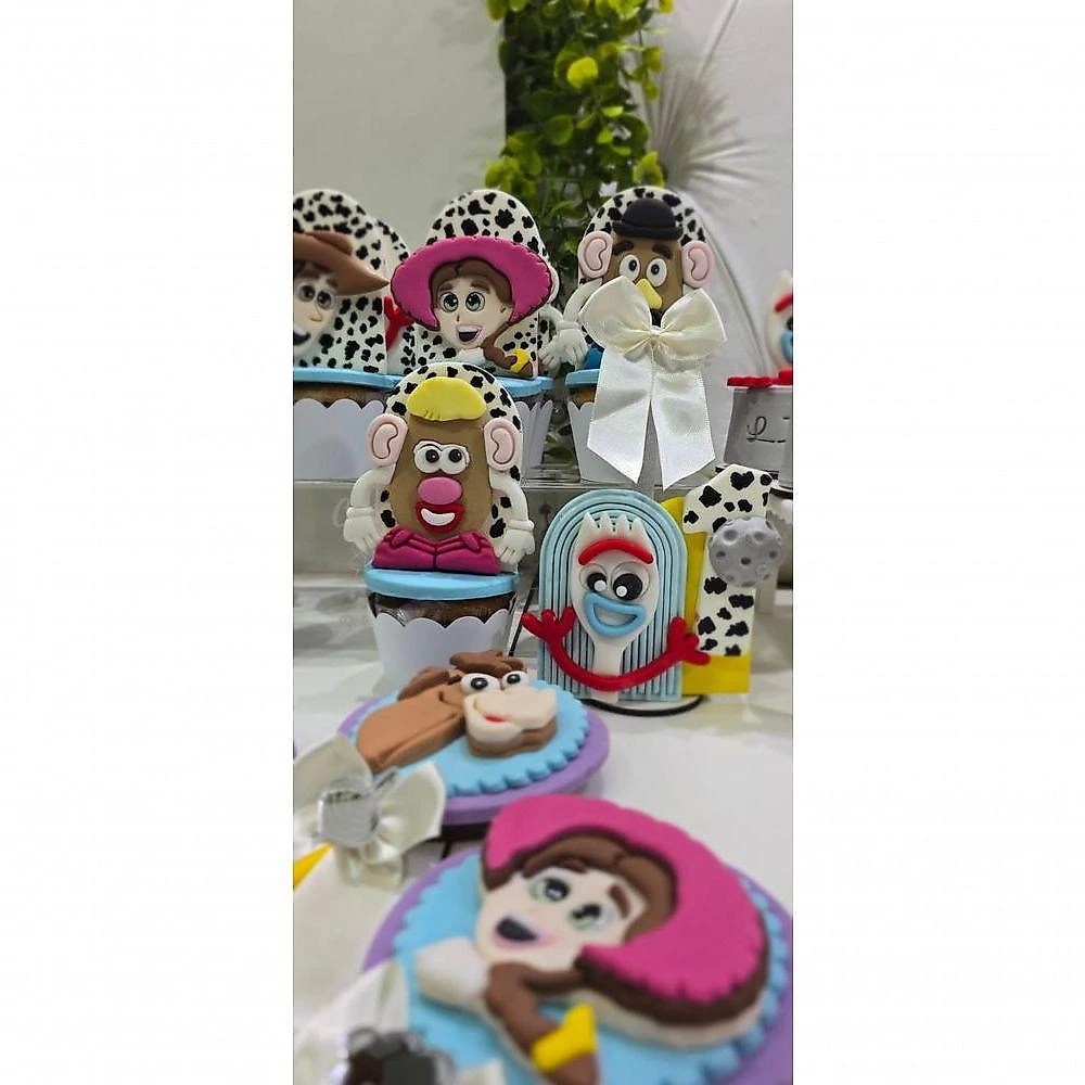 Cortador Kit Toy Story Plástico PLA 7CM 10 Modelos HB Formas