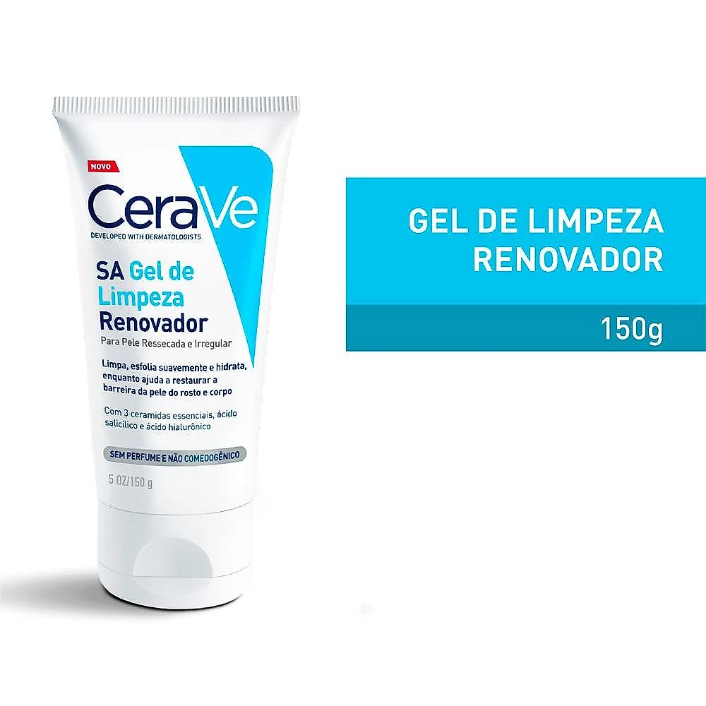 Gel de limpeza renovador cerave as 150g