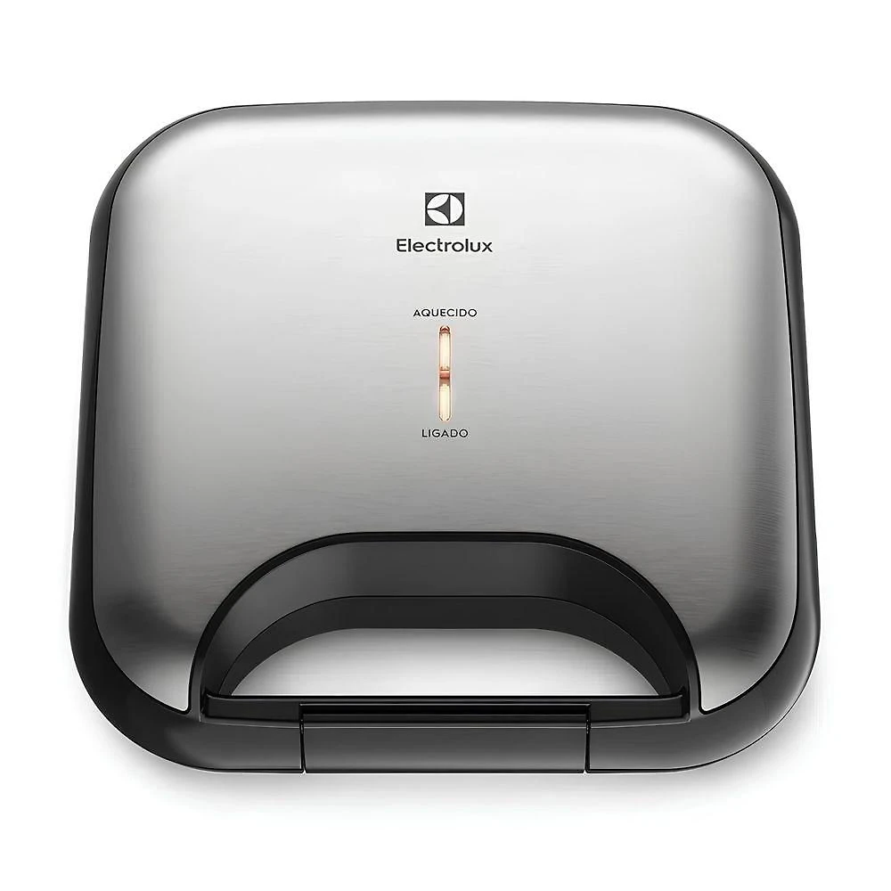 Sanduicheira Electrolux Efficient ESG20 Inox Antiaderente Com Potência De 750W E Alça Antitérmica 110V