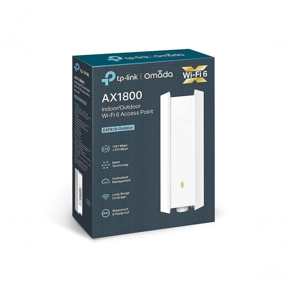 Access Point EAP610 HD AX1800 Wifi 6 Dual-Band Até 1,8 Gbps com Omada Mesh TP-Link