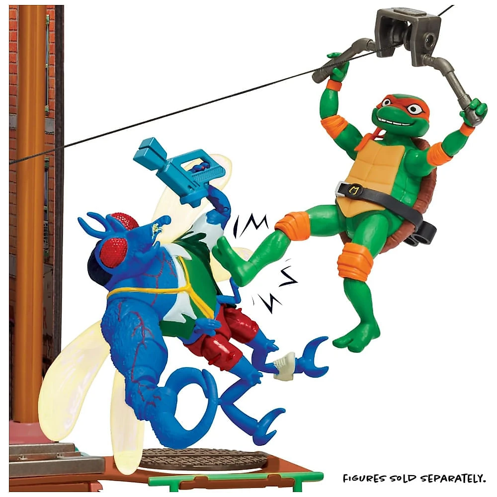 Conjunto de Brincar As Tartarugas Ninja: Covil no Esgoto - Mutant Mayhem da Playmates Toys 110v