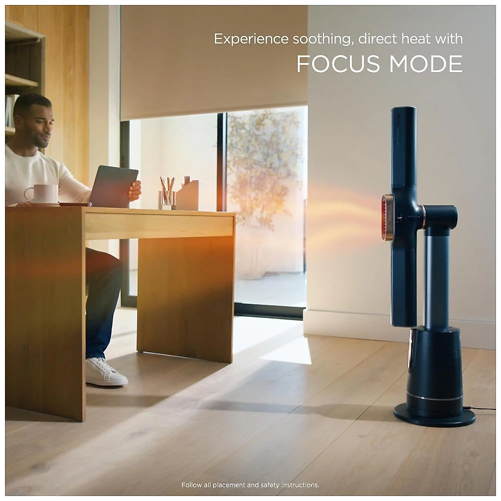 Ventilador Torre Sem Pas Shark TurboBlade Carvao Aquecimento Resfriamento 10 Velocidades 3 Modos Oscilacao 180 graus Modelo TH202 120V