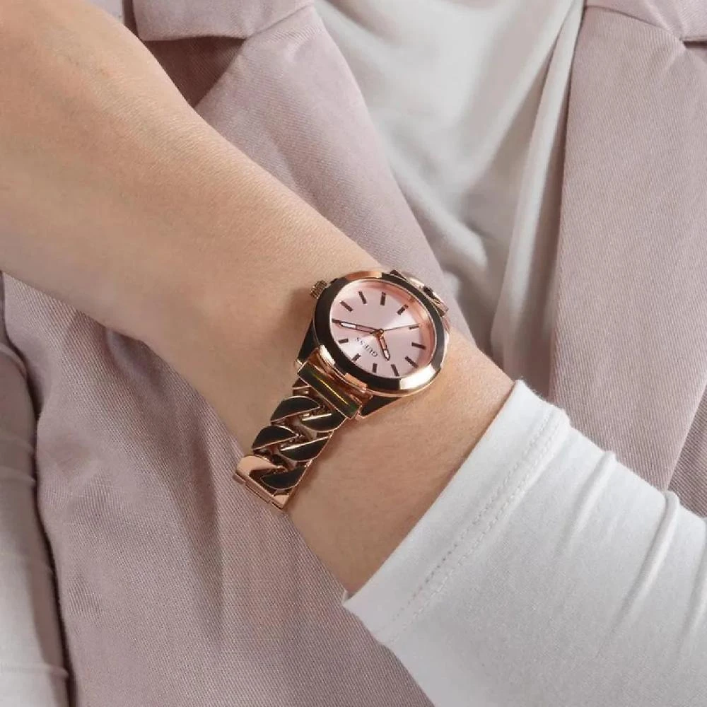 Miniatura Relógio Guess Feminino Ladies Tone GW0653L2 Rose