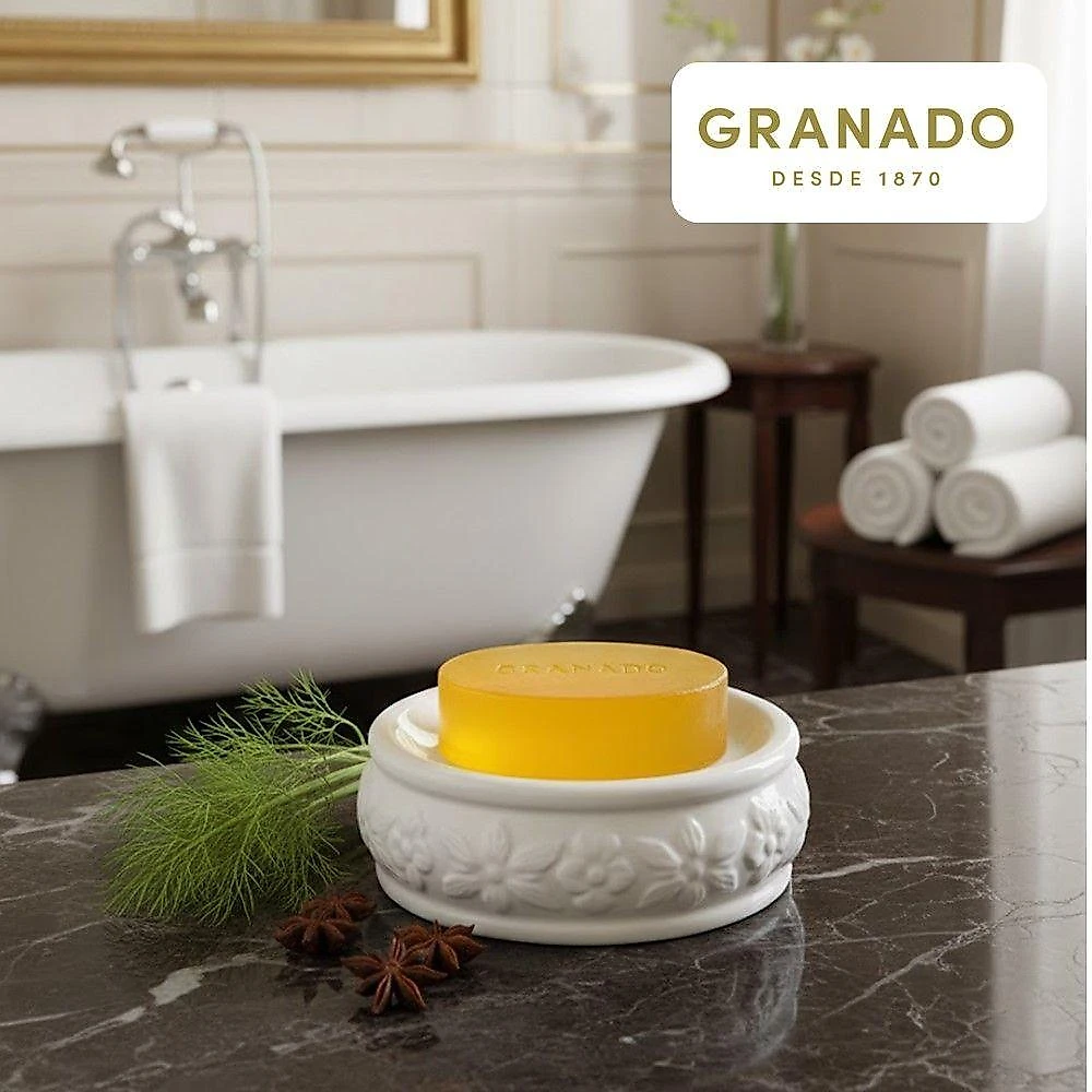 Kit 20 Sabonete Em Barra Vegetal De Glicerina Erva Doce Granado 90g