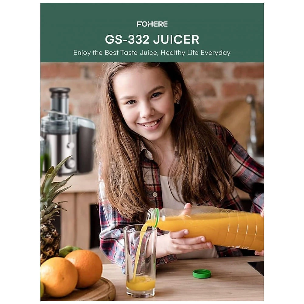 Extrator de Suco Black+Decker GS332 Centrífuga 400W Potência Máxima 800W 2 Velocidades 220V