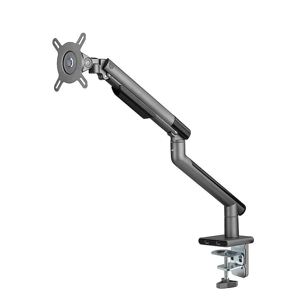 Suporte para Monitor Premium Octoo com Pistão a Gás e Ajuste de Altura, até 32", Grafite - 9841