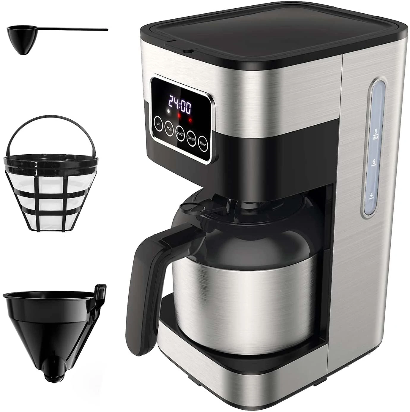 Boly Cafeteira Programável 12L com Tela LCD e Painel de