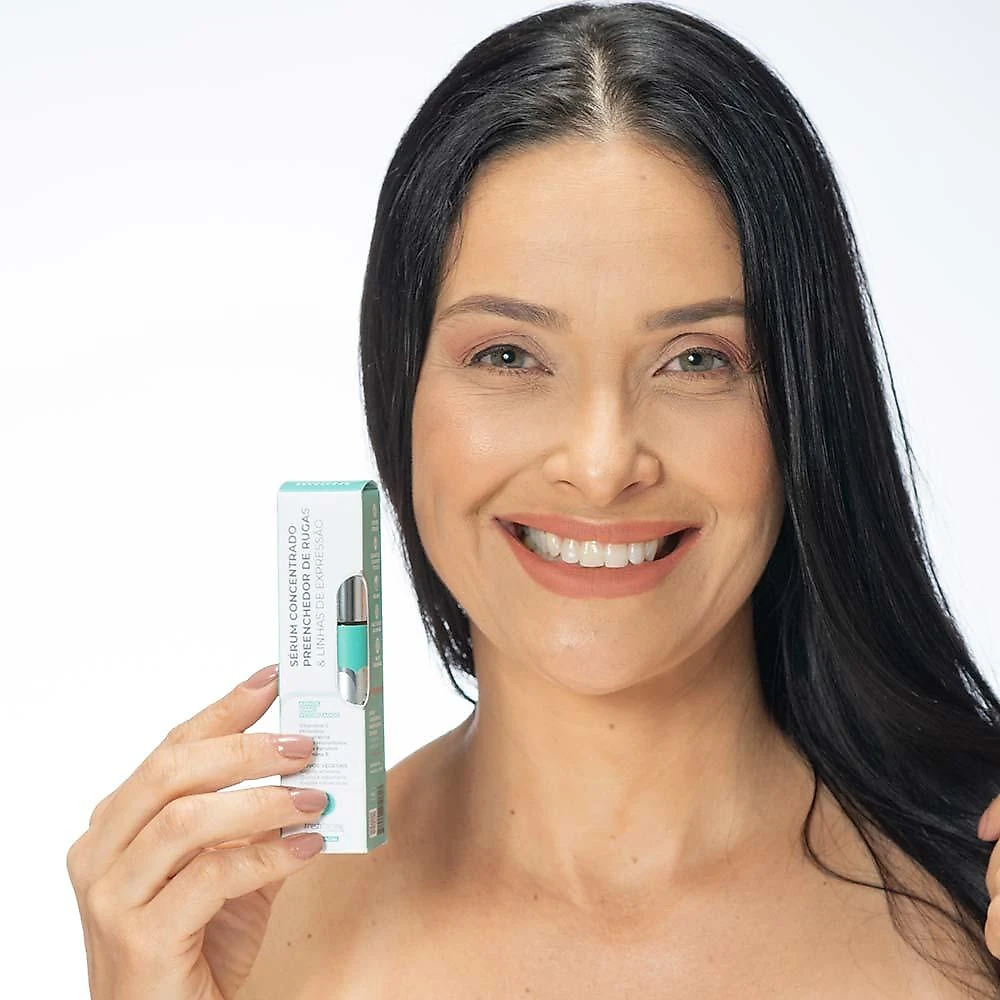Sérum facial concentrado preenchedor de rugas & linhas de expressão fresh femme 10ml