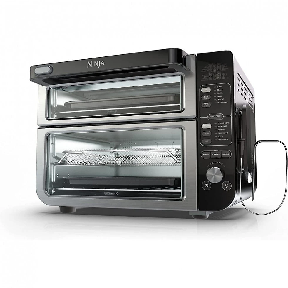Forno Duplo Elétrico de Bancada com Termômetro Inteligente, 1800W 110V, Ninja DCT451
