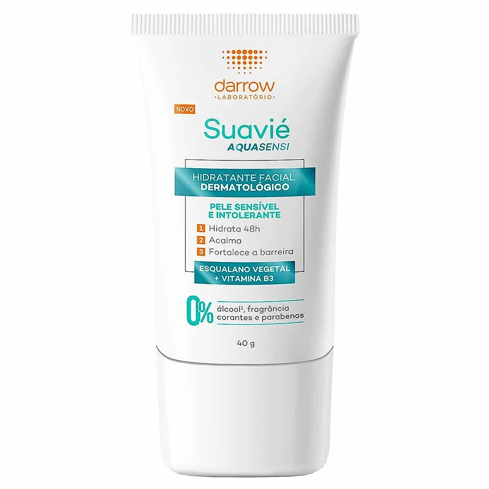 Darrow suavié aquasensi hidratante facial para pele sensível 40g