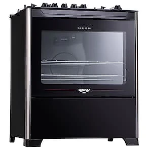 Fogão Dako 5 Bocas Magister com Mesa de Vidro e Acendimento Automático Bivolt - Preto