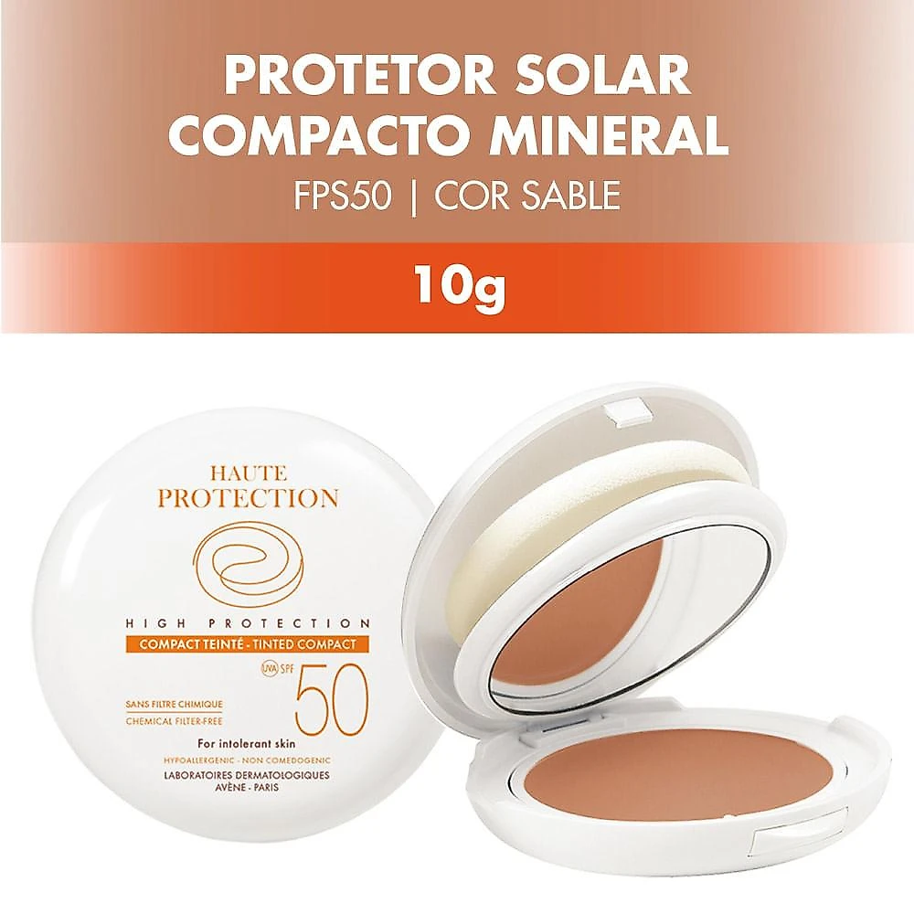 Avène compacto fps 50 avène - protetor solar sable
