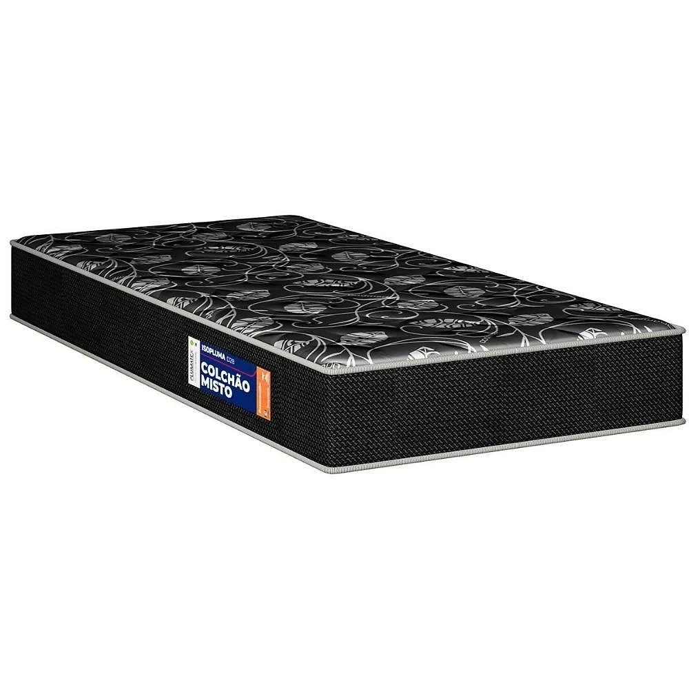 Colchão Solteiro Espuma Anatômico D28 Isopluma Vip 88x188x29cm Branco Plumatex