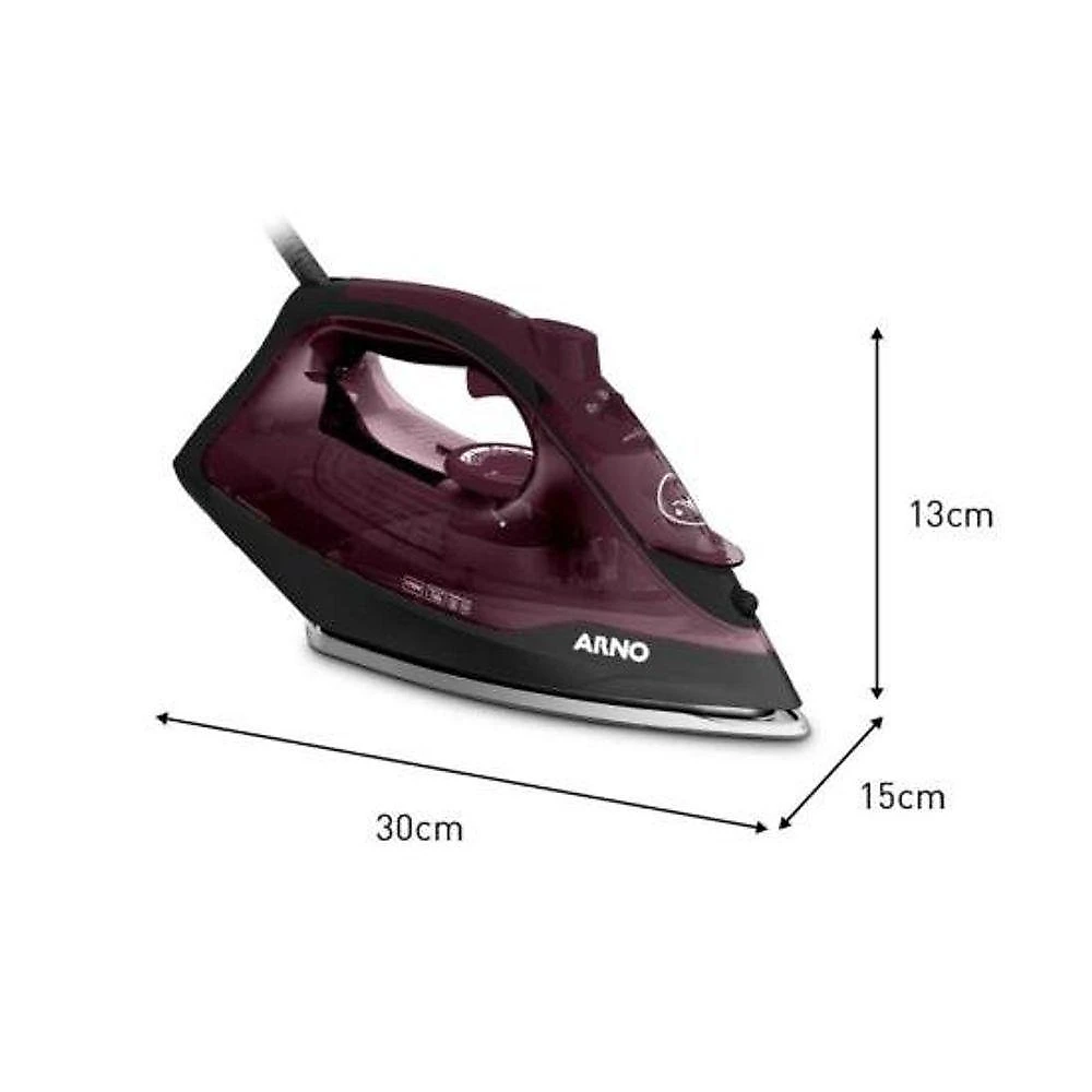 Ferro A Vapor Ultragliss Com Base Durilium Airglide 1520w Vinho 110V