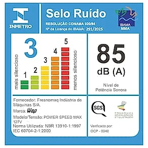 Aspirador de Pó Vertical WAP Power Speed Max 1600W 3 em 1 110V