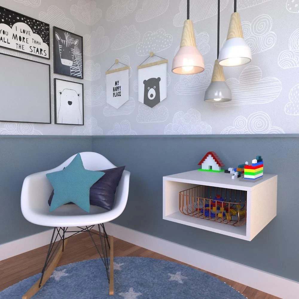 Nicho para Quarto Infantil 40cm MDP