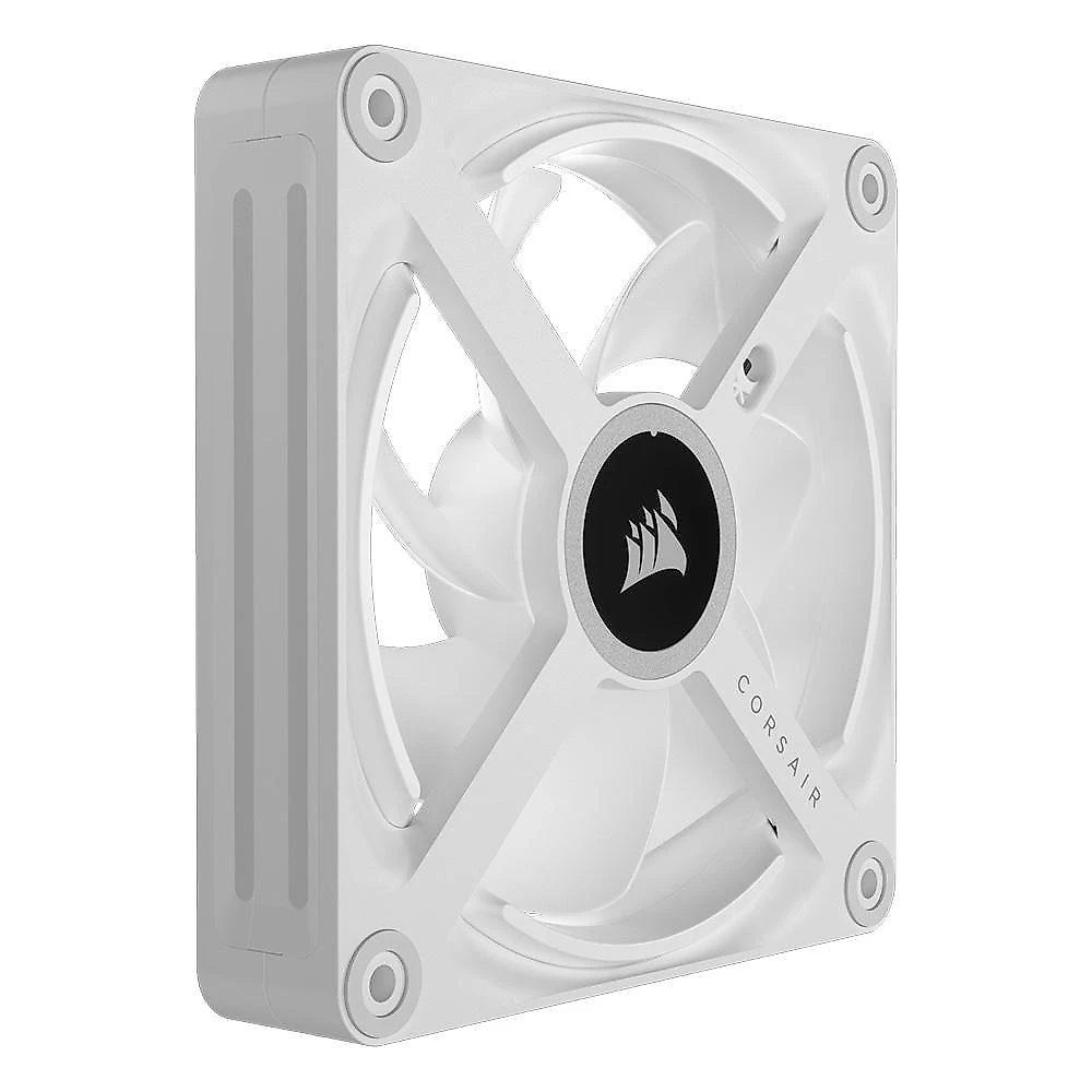 Kit Com 3 Ventoinhas Corsair iCUE LINK QX120, 120mm, RGB, Branco - CO-9051006-WW