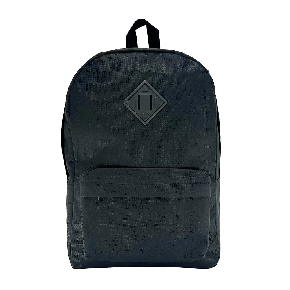 Mochila Poliéster Preta 30x42x13.5cm CV255413 Loffice