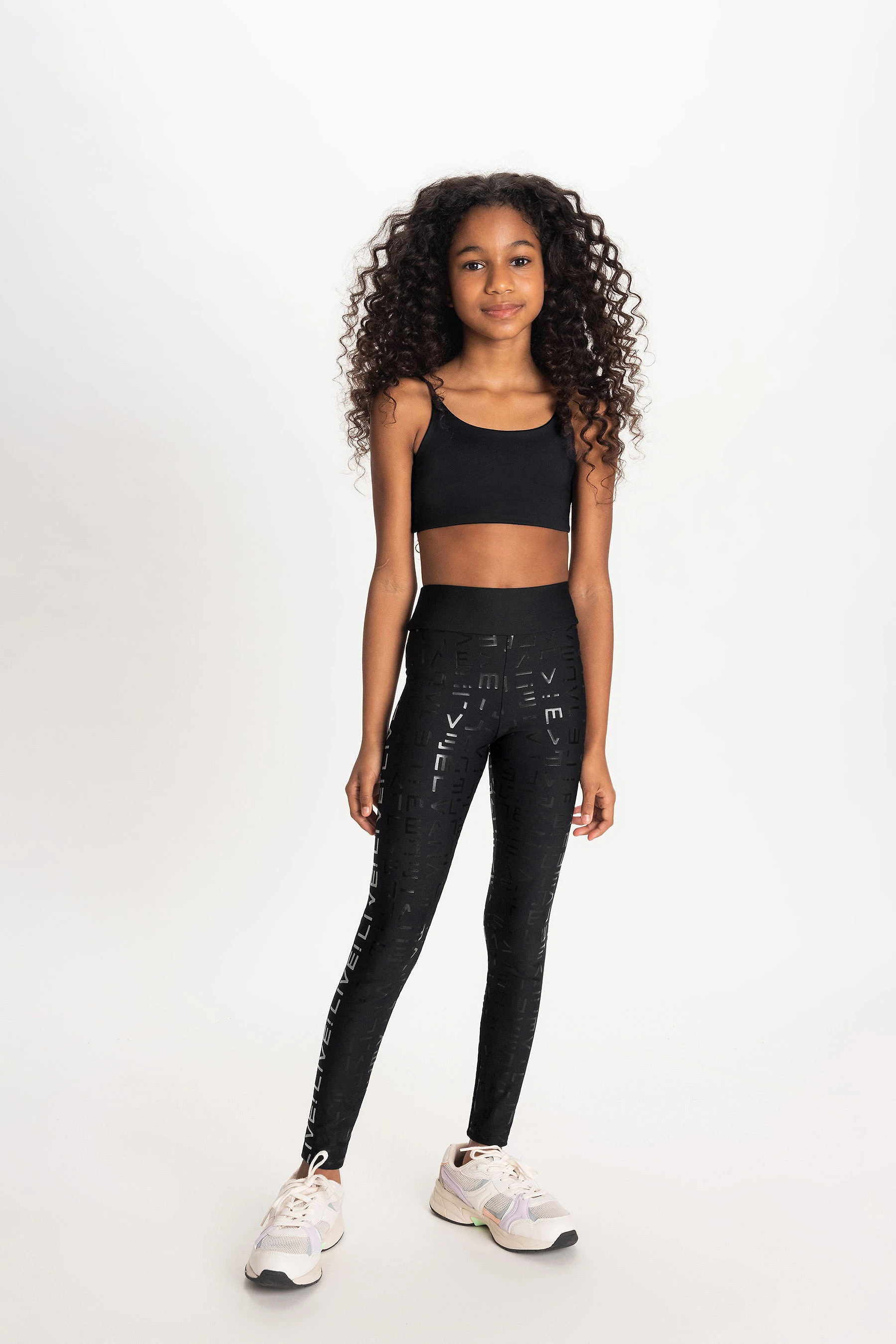 Legging LIVE! Holographic Kids - Preto - LIVE!
