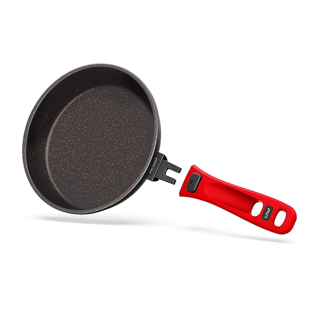 Panela Sauté Petit 20cm Ichef Ultra Polishop Shark Series - Vermelha | Ichef
