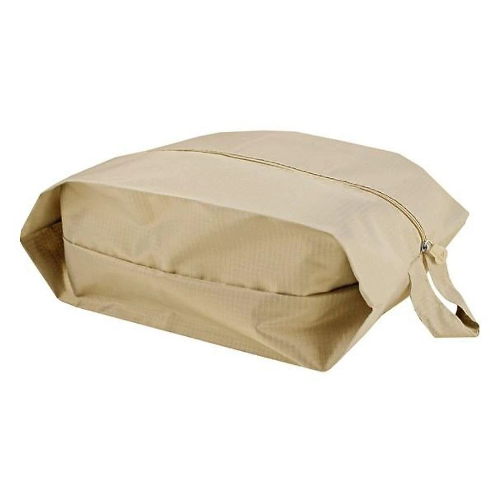 Kit Organizador De Malas 6 Peças + Bolsa Dobrável + Bolsa Porta Sapatos Bege