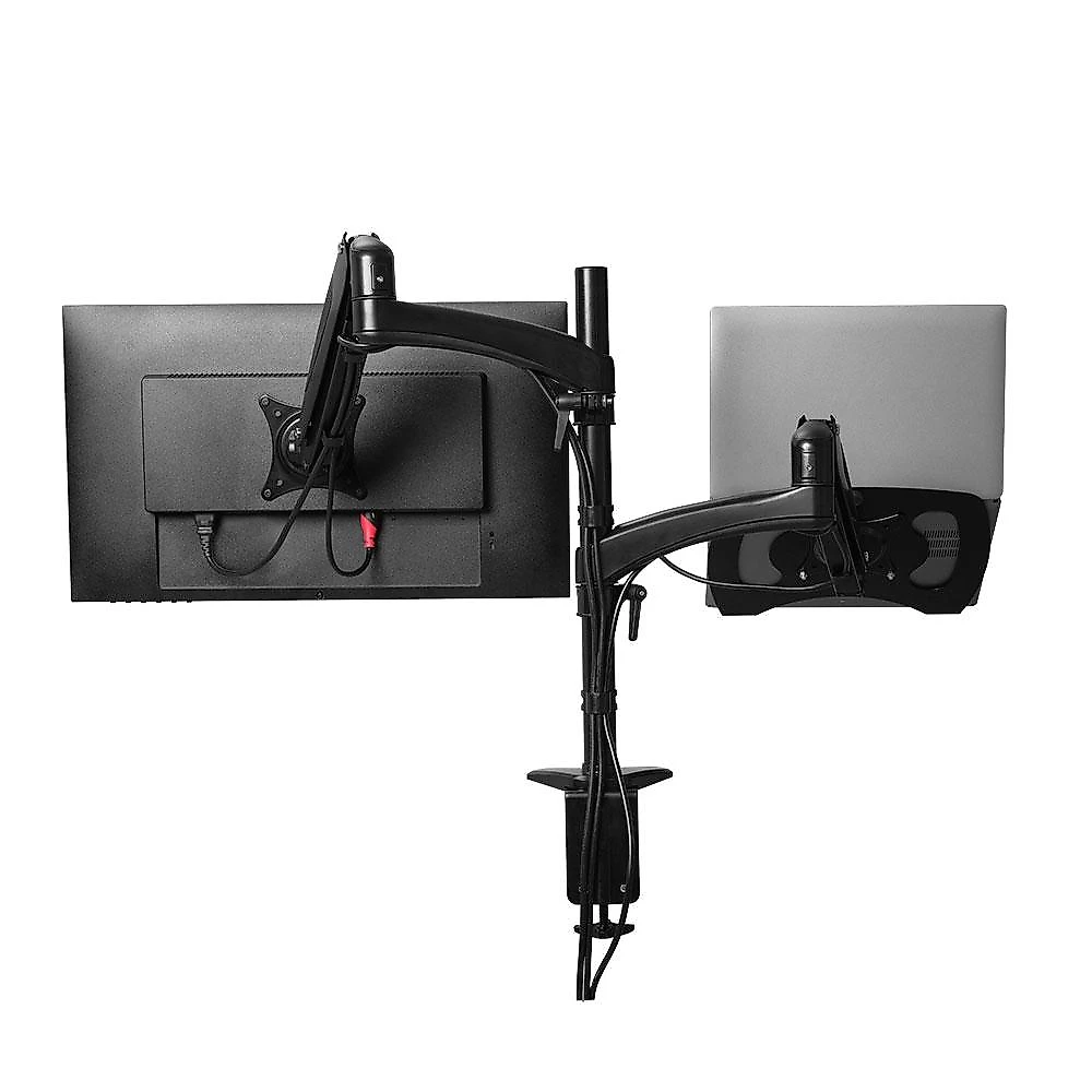 Suporte para Monitor e Laptop Até 32" Trust, Braço Duplo, Ergonômico, Preto - 25337