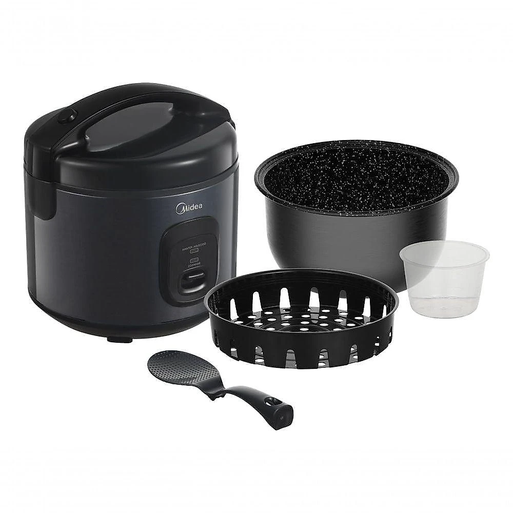 Panela de Arroz Elétrica Springer Midea PAE30P1.PAE30P2 3L Preta Antiaderente 110V