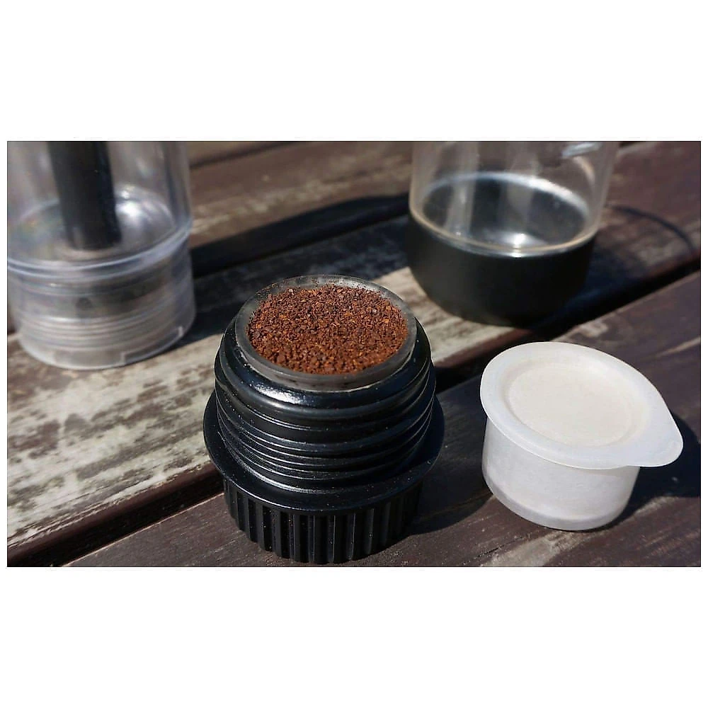 Máquina de Café Expresso Manual Portátil Ideal para Viagens, Simpresso, Preto