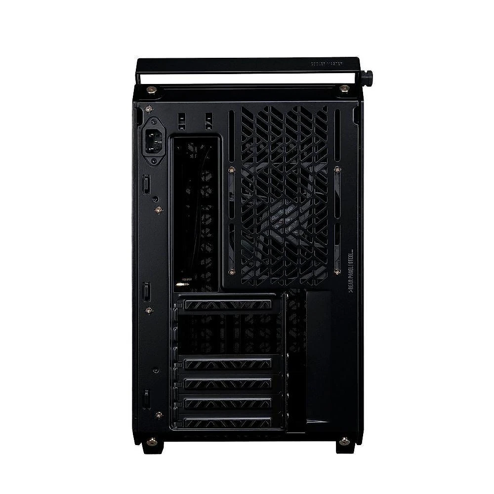 Gabinete para Computador Qube 500 Flatpack em Aço com Painel Transparente Preto Cooler Master