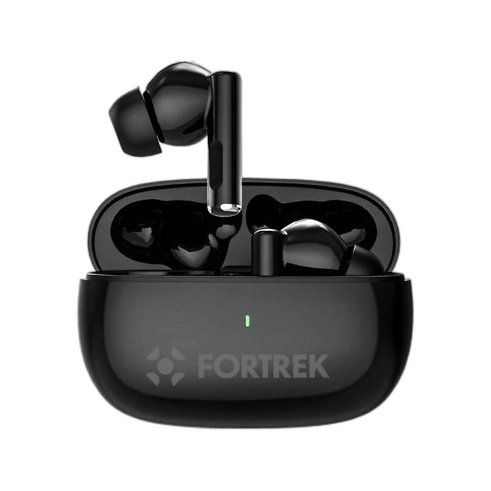 Fone de Ouvido Fortrek HWS1 Bluetooth 5.3 com Smart Touch Preto