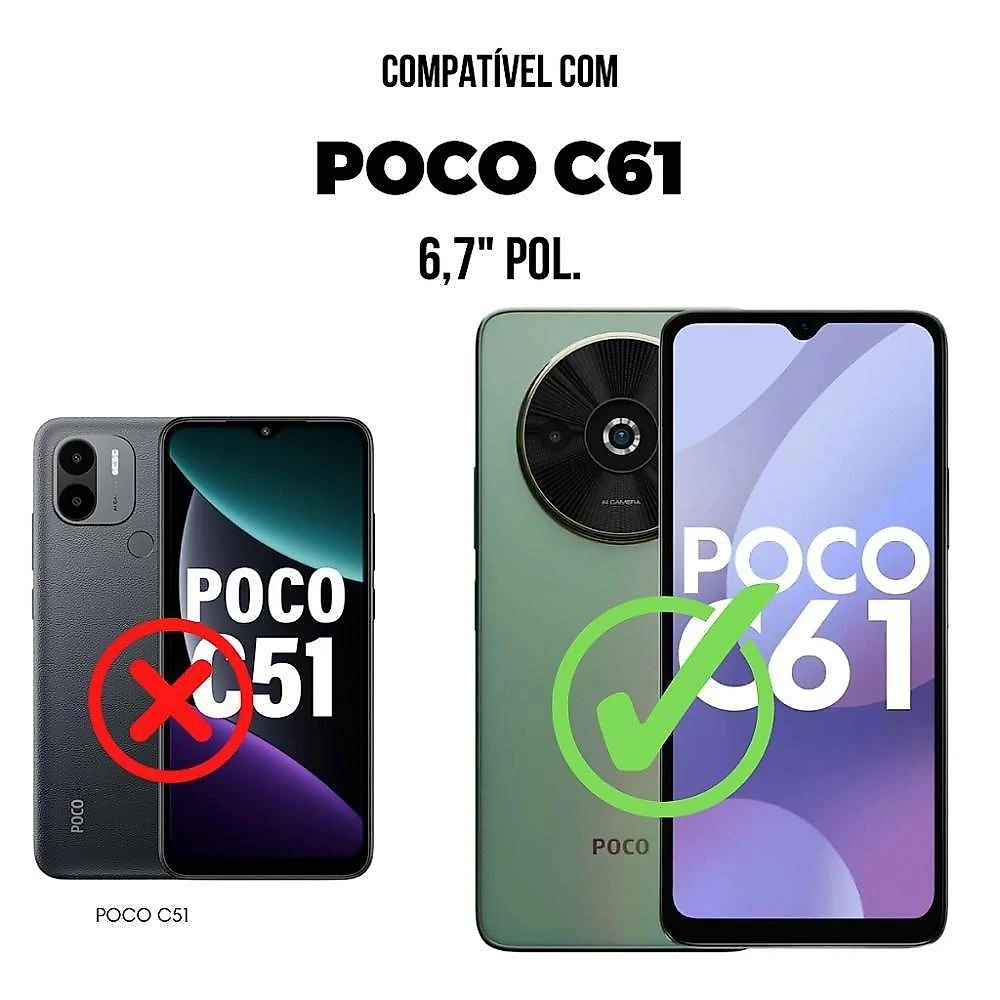 Película de Tela Gshield Hydrogel Gamer Fosca para Xiaomi Poco C61 Transparente 1 Unidade