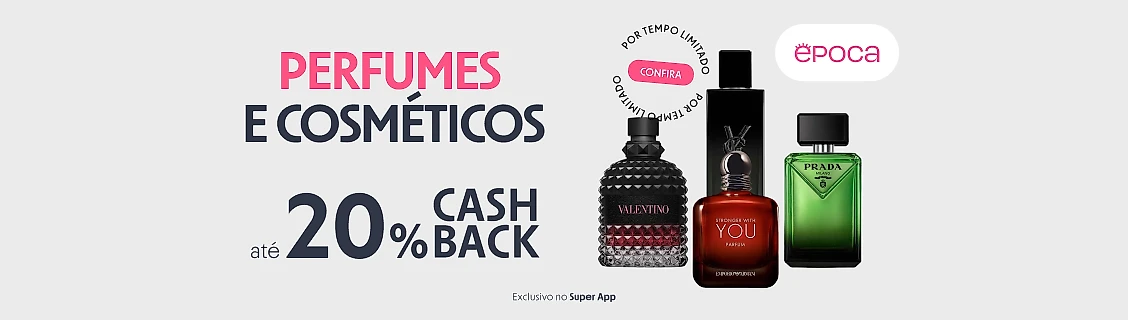 Epoca com até 20% de cashback