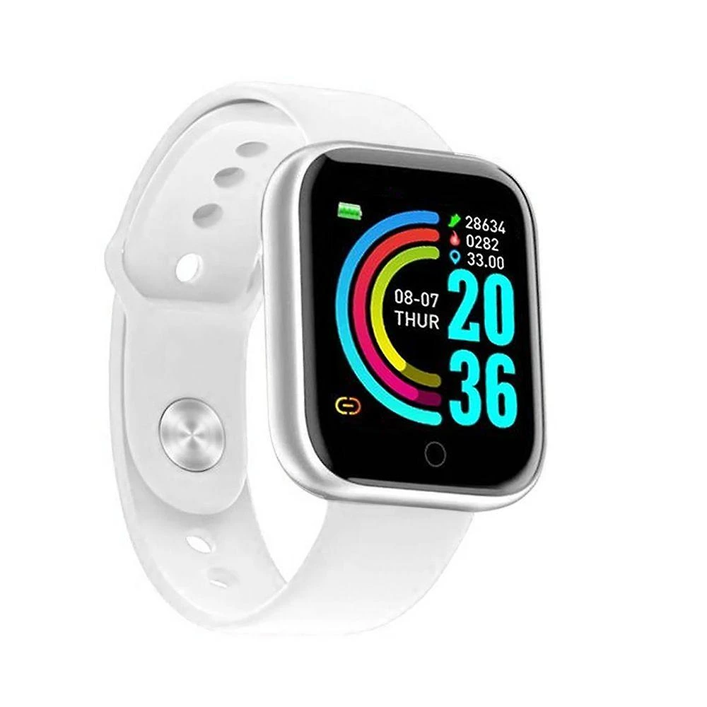 Relógio Smartwatch Multi-esportes Km Kcal Branco