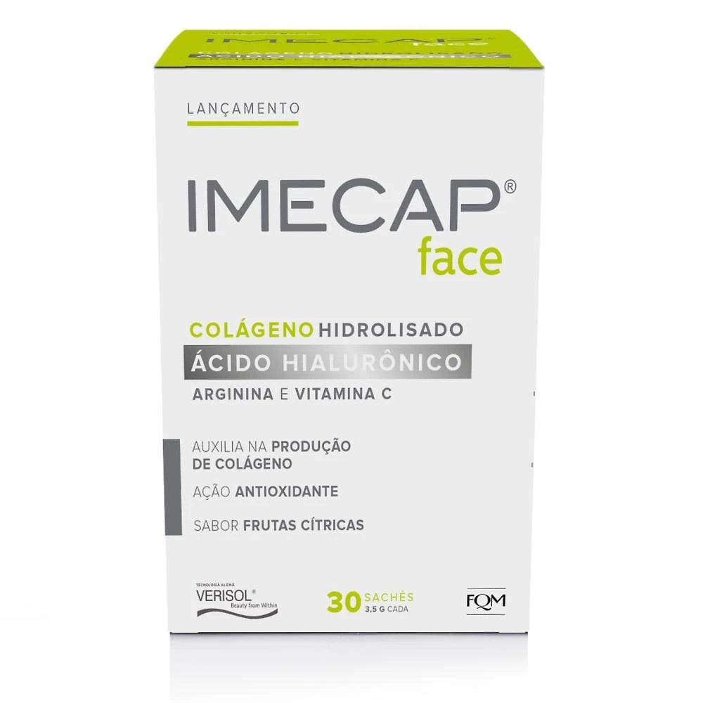 Imecap Face Colágeno + Ácido Hialurônico 30 Sachês