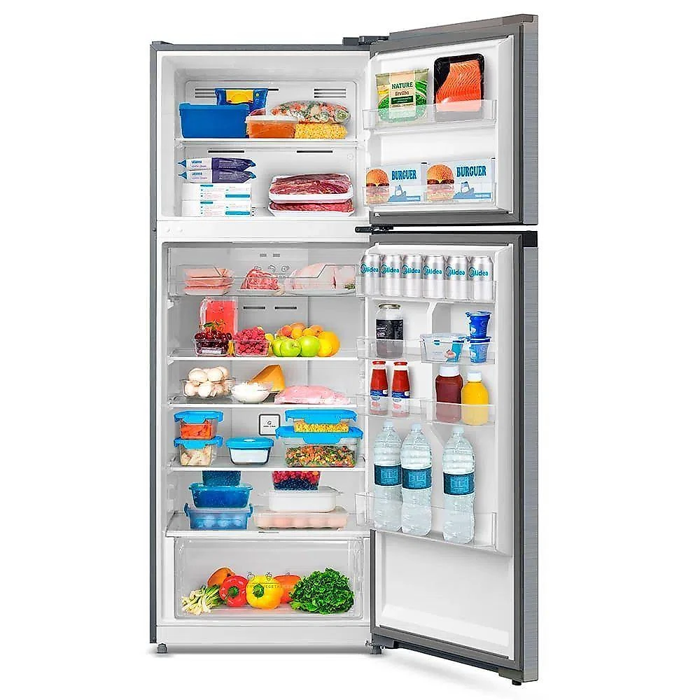 Geladeira Frost Free Midea MD-RT645MTA461 Duplex 463L Slim Inox 110V