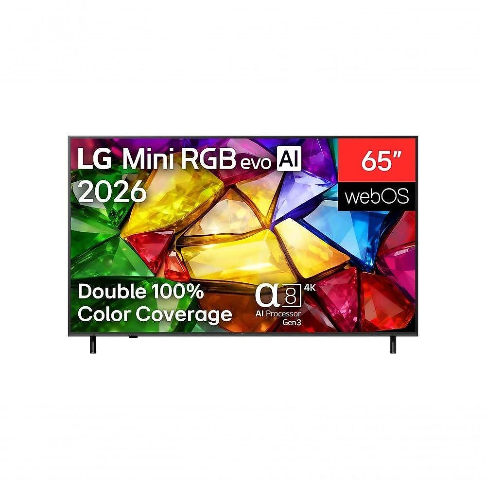 Smart TV LG MRGB85 65 Polegadas 4K Ultra HD Mini LED Preto Inteligente AI Bivolt