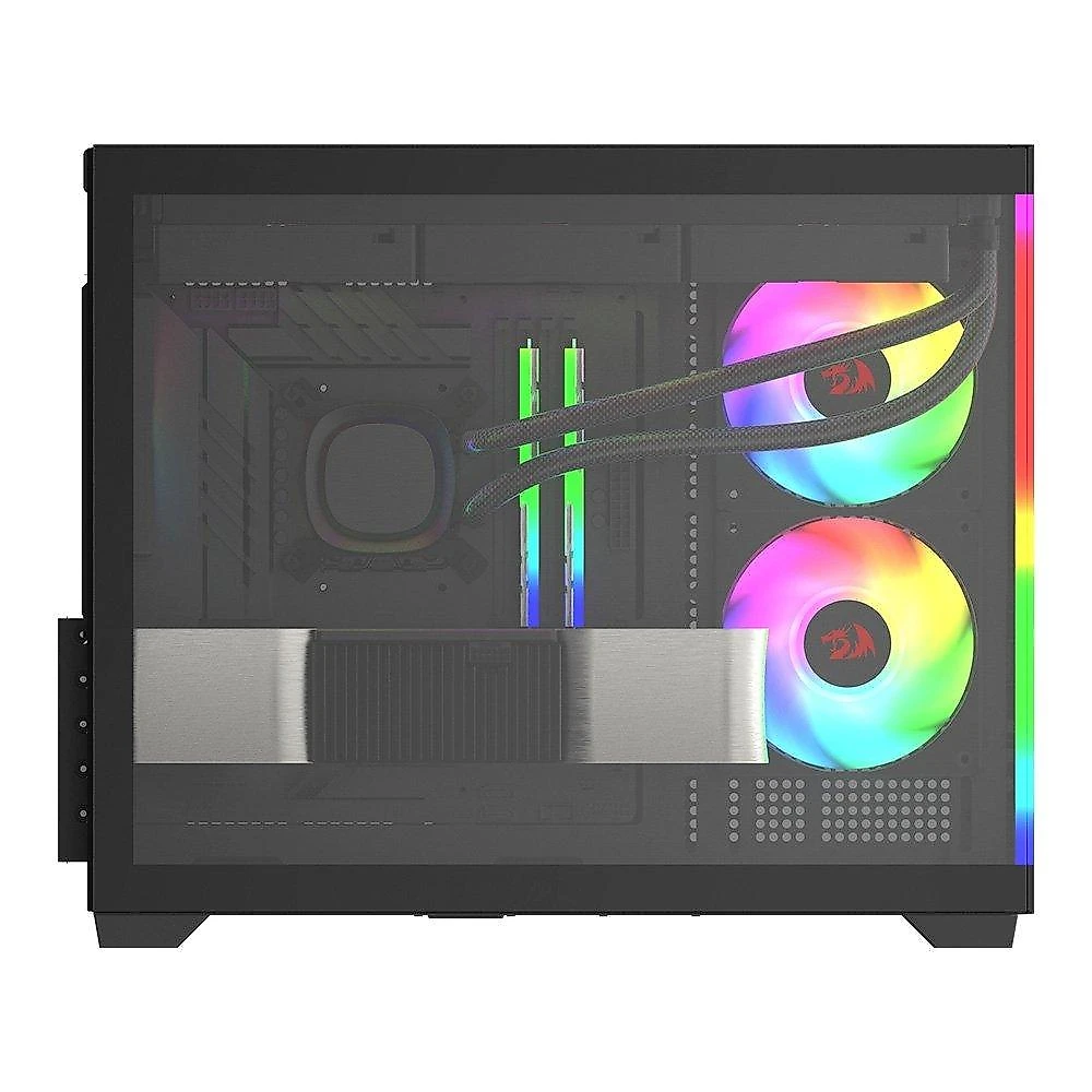 Gabinete Gamer Redragon Wideload, RGB, Mini Tower, Micro ATX, Preto - CA-611B