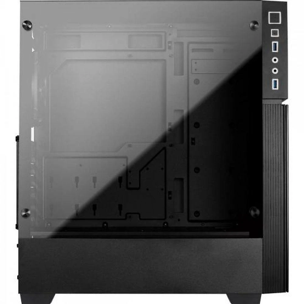Gabinete Gamer Playa Mid Tower ATX com Vidro Temperado e Iluminação RGB Preto