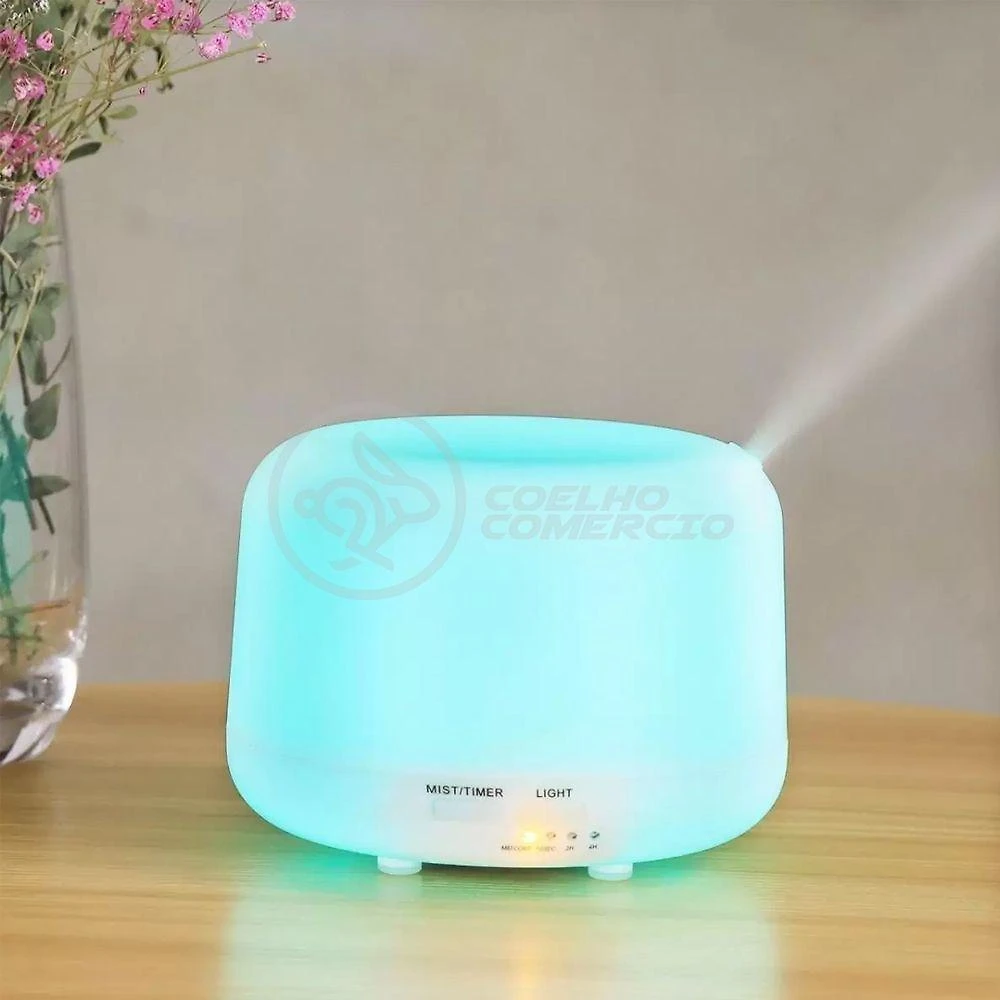 Aromatizador Umidificador Eletrônico Luz De Led Rgb 300ml 20