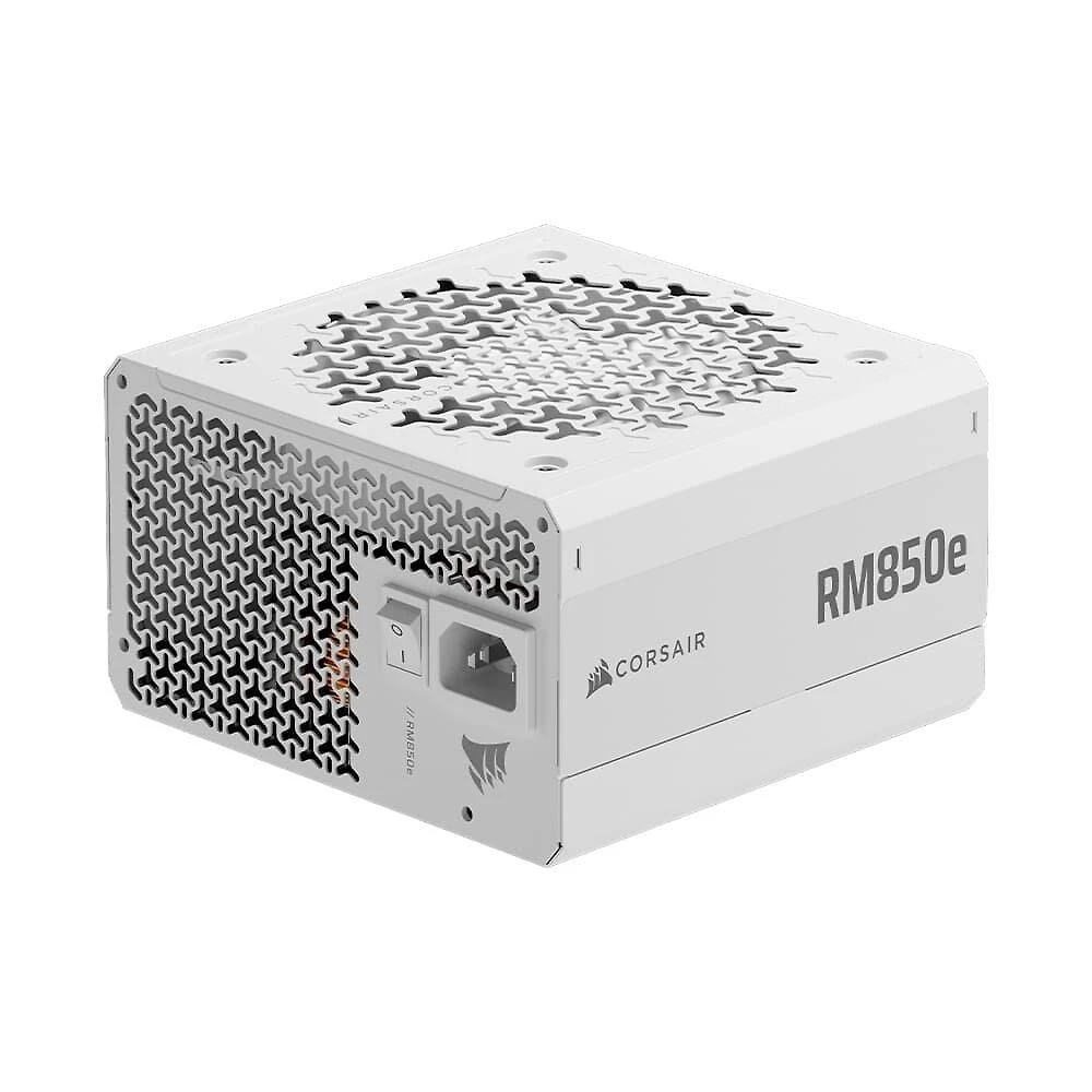 Miniatura Fonte CORSAIR RMe Series RM850e 2025, 850W, Full Modular, Cybenetics Gold, ATX, Branco - CP-9020293-BR