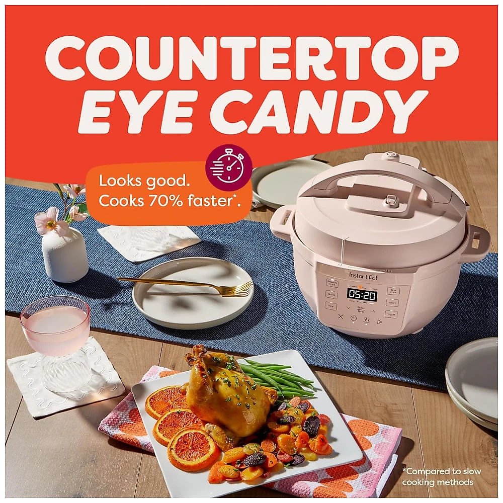 Instant Pot 4 litros RIO Mini 7 em 1 MultiCooker, Panela de Pressão, Panela Lenta, Refogue, Cozimento a Vapor, Fazedor de Arroz, Iogurte, Aquecedor