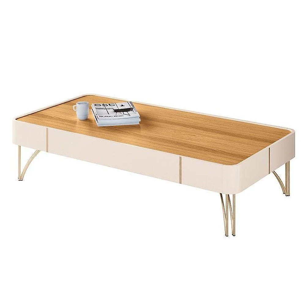 Home Suspenso Empire E Aparador Vivant E Mesa De Centro Cadenza Cinamomo Off White - Hb Móveis