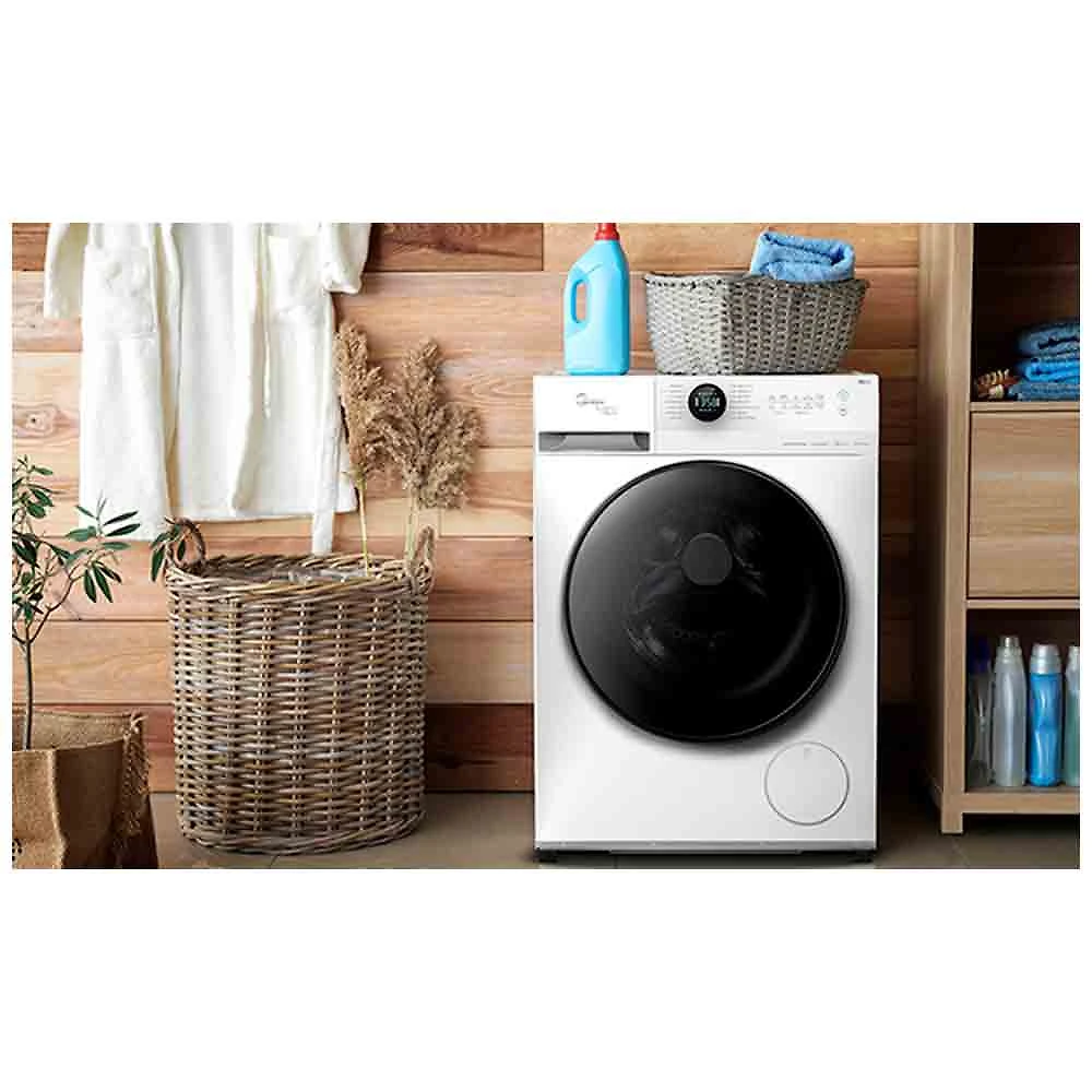 Miniatura Lava e Seca Midea HealthGuard 13kg/8kg Branca Conectada com Função Turbo - MF200D13 110