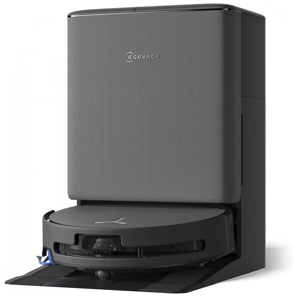 Robô Aspirador e Mop ECOVACS Preto Sucção 30.000Pa OZMO Roller Auto-limpeza X9S PRO OMNI 110V