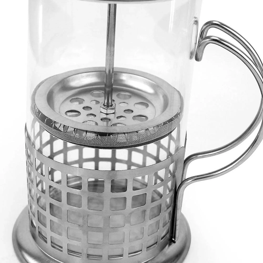 Cafeteira Francesa Em Inox Luxo Chaleira Expressa Em Vidro Cremeira Bule Prensa French Press Luxo 600ml