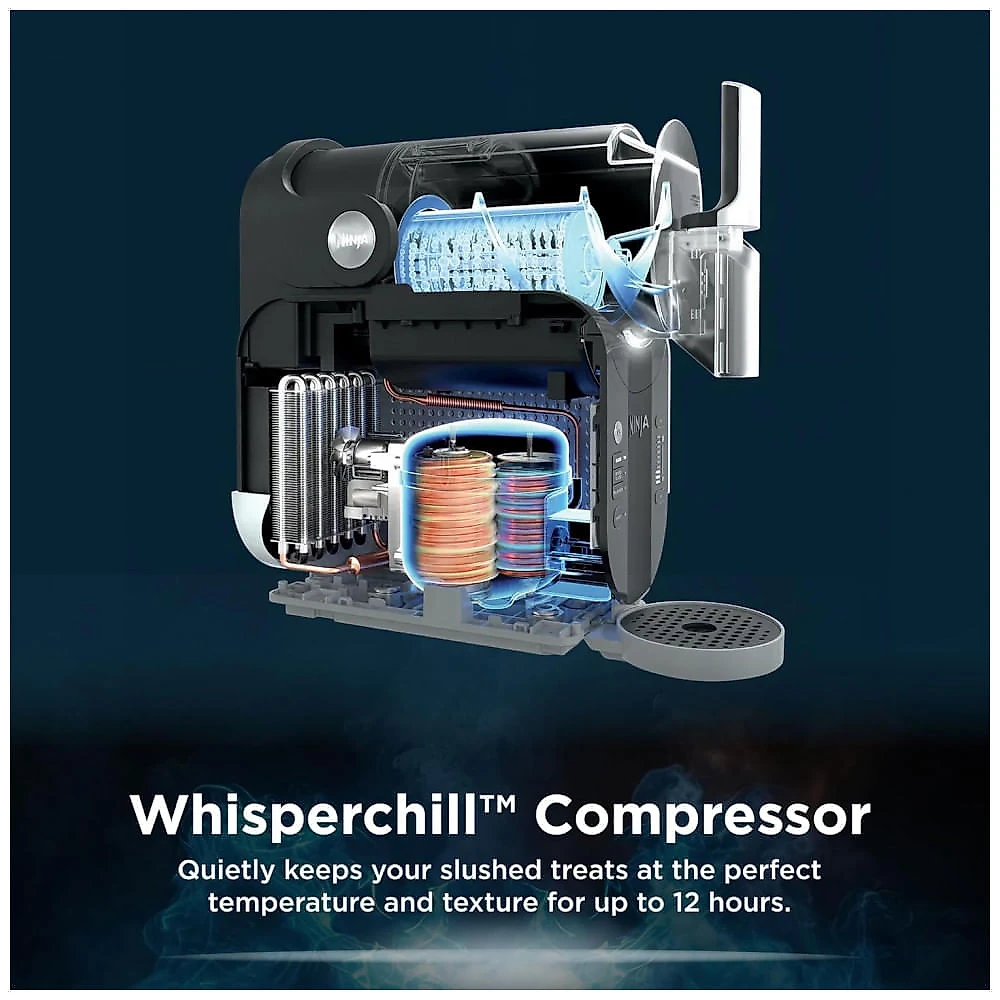 Ninja Máquina de Raspadinha Professional Fabricador de Bebidas Congeladas Multicolor Sem Gelo 2,6L Automático 110V