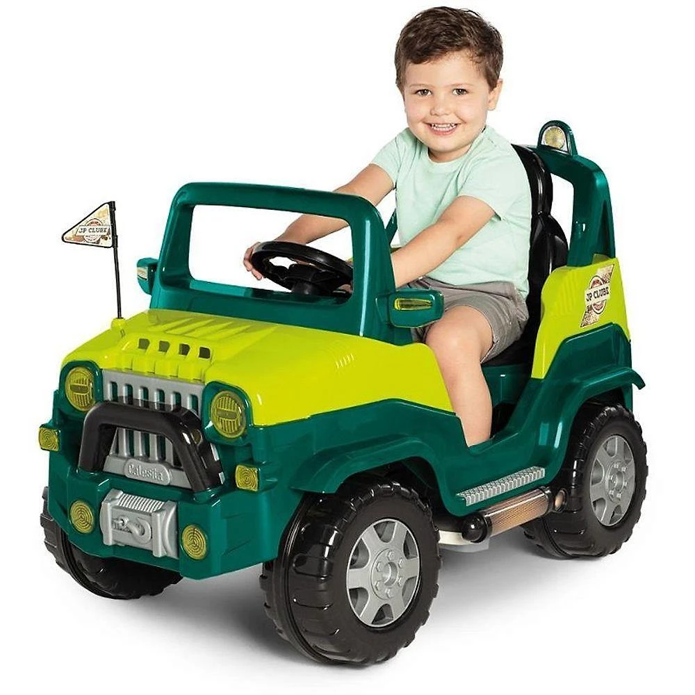 Veículo para Bebê Diipi com Som Dois em um Verde Calesita Brinquedos